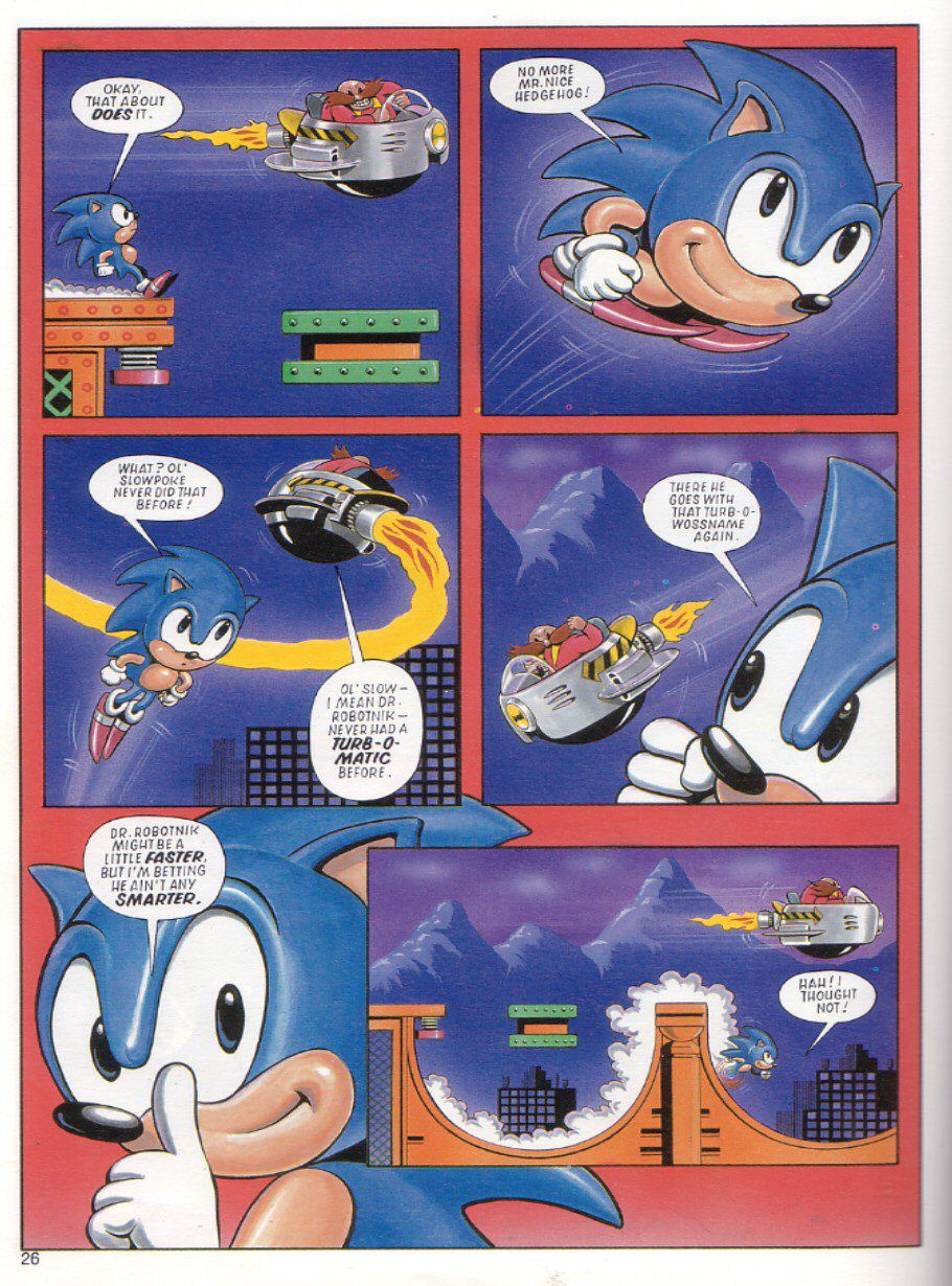 Sonic the Hedgehog Yearbook 1991 Page 25